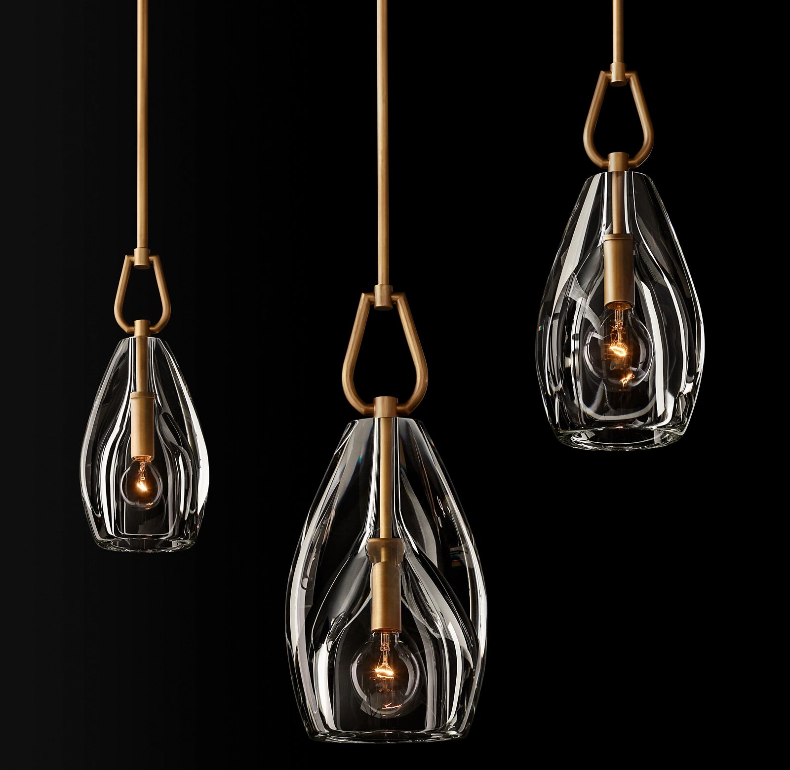 WOMO Flute Crystal Pendant Light - Botanist
