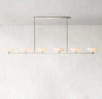 WOMO Porcelain Bowl Linear Chandelier - Vernet