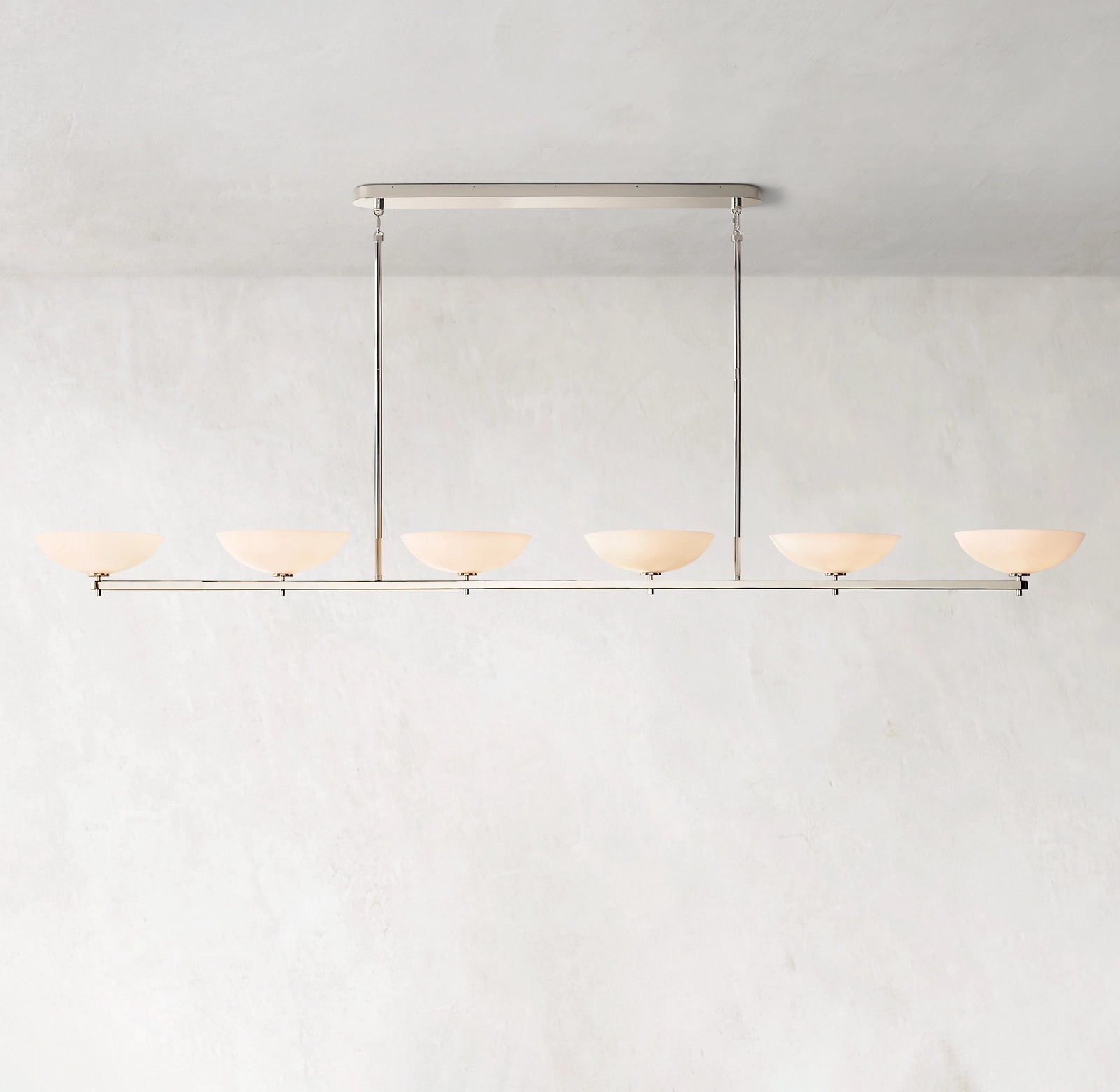 WOMO Porcelain Bowl Linear Chandelier - Vernet