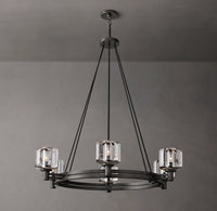 WOMO Crystal Round Candle Chandelier - Demaret