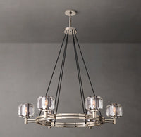 WOMO Crystal Round Candle Chandelier - Demaret