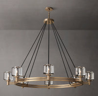 WOMO Crystal Round Candle Chandelier - Demaret