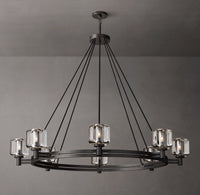 WOMO Crystal Round Candle Chandelier - Demaret