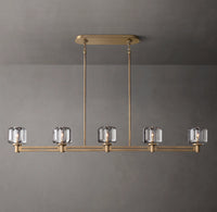WOMO Crystal Linear Candle Chandelier - Demaret