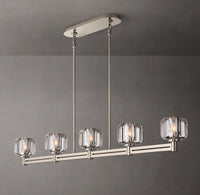 WOMO Crystal Linear Candle Chandelier - Demaret