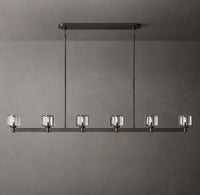 WOMO Crystal Linear Candle Chandelier - Demaret