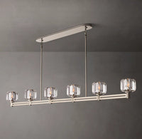 WOMO Crystal Linear Candle Chandelier - Demaret