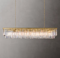 WOMO Crystal Prism Rectangular Chandelier - Odeon