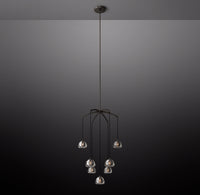 WOMO Crystal Cluster Chandelier - Hemisphere