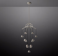 WOMO Crystal Cluster Chandelier - Hemisphere