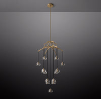 WOMO Crystal Cluster Chandelier - Hemisphere