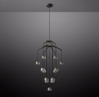 WOMO Crystal Cluster Chandelier - Hemisphere