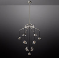 WOMO Crystal Cluster Chandelier - Hemisphere