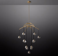 WOMO Crystal Cluster Chandelier - Hemisphere