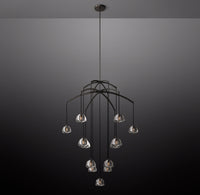 WOMO Crystal Cluster Chandelier - Hemisphere