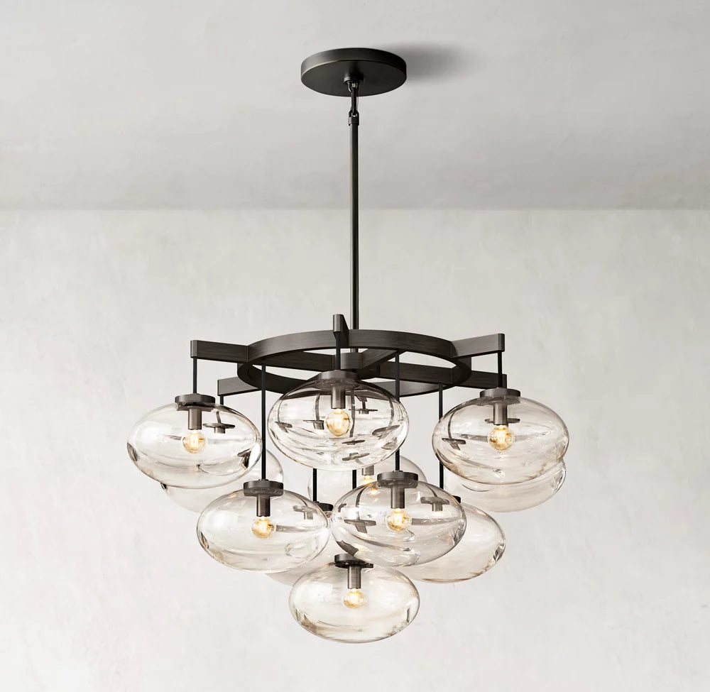 WOMO Globe Glass Cluster Chandelier - Cabrette