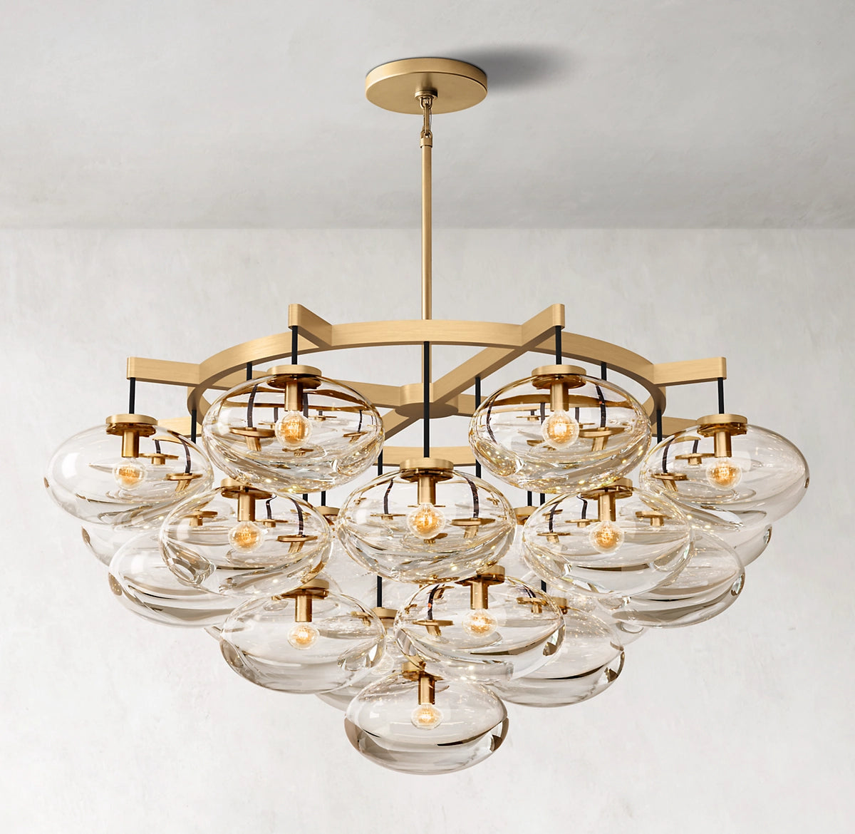 WOMO Globe Glass Cluster Chandelier - Cabrette