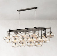 WOMO 72 inch Glass Bubble Oval Chandelier - Cabrette