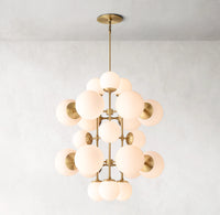WOMO Alabaster Bubble Chandelier - Cirque
