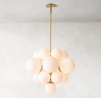 WOMO Alabaster Bubble Chandelier - Cirque