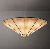 WOMO Alabaster Umbrella Chandelier - Lucette