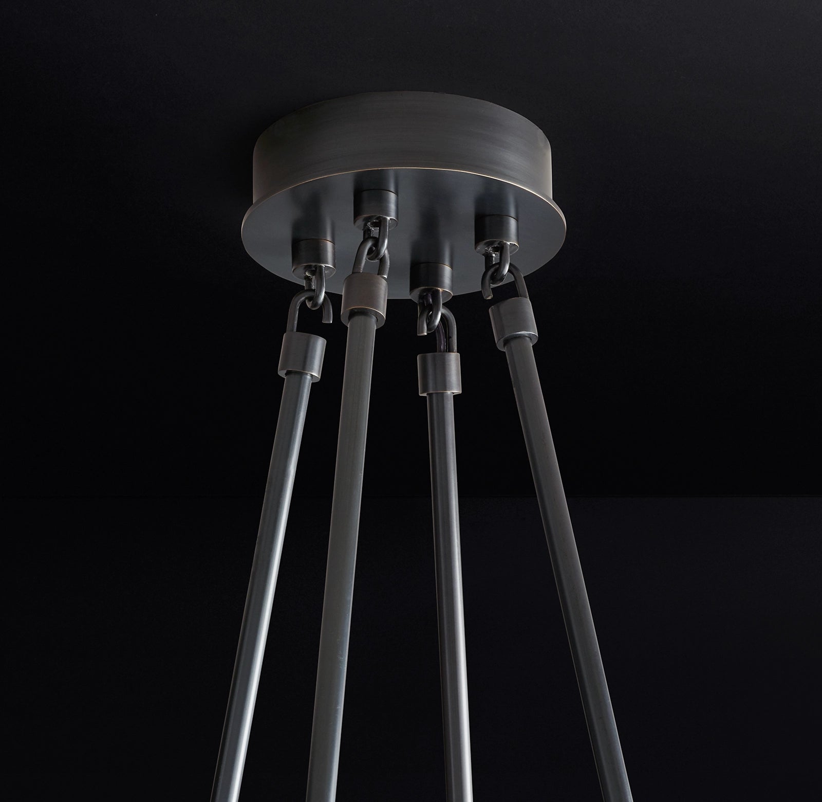 WOMO Torch Round Chandelier - Verre