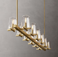 WOMO Hurricane Candle Linear Chandelier - Pauillac
