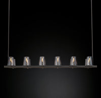 WOMO Hurricane Candle Linear Chandelier - Pauillac