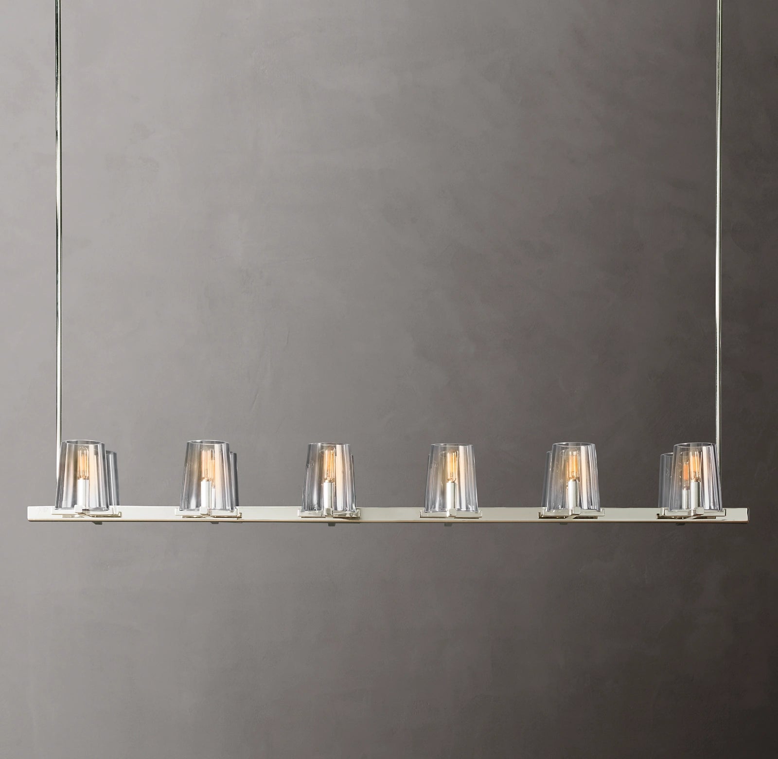 WOMO Hurricane Candle Linear Chandelier - Pauillac