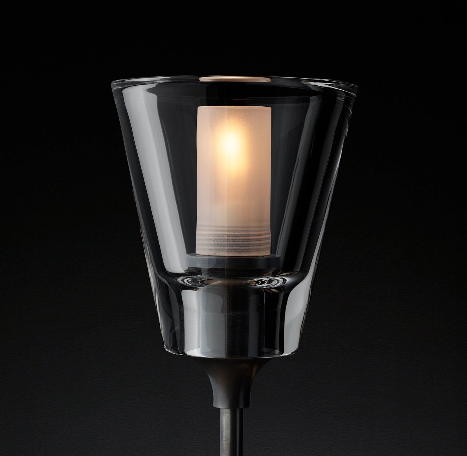 WOMO Torch Round Chandelier - Verre