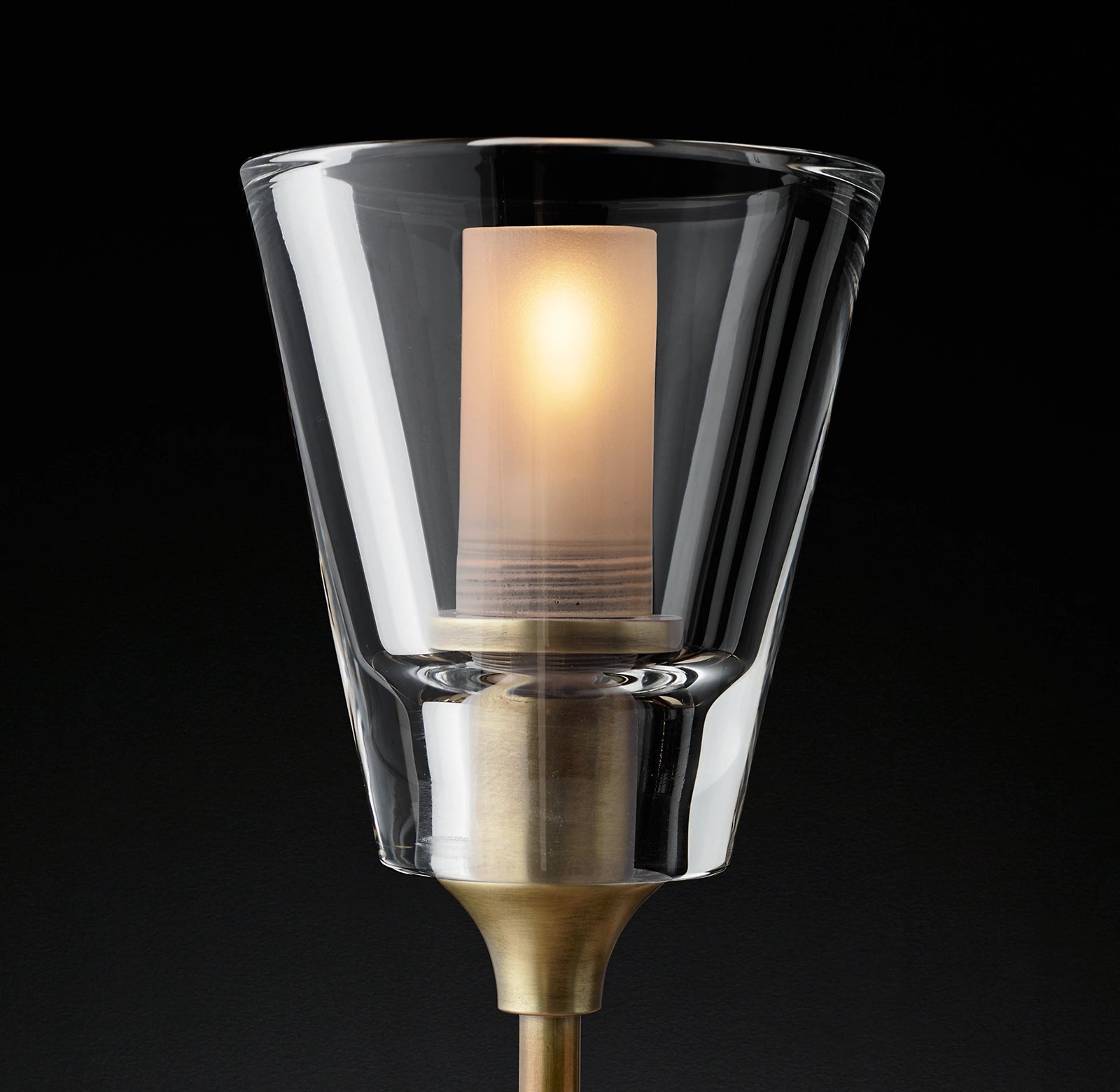WOMO Torch Round Chandelier - Verre