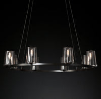 WOMO Hurricane Candle Ring Chandelier - Pauillac