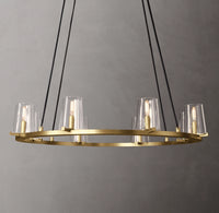 WOMO Hurricane Candle Ring Chandelier - Pauillac