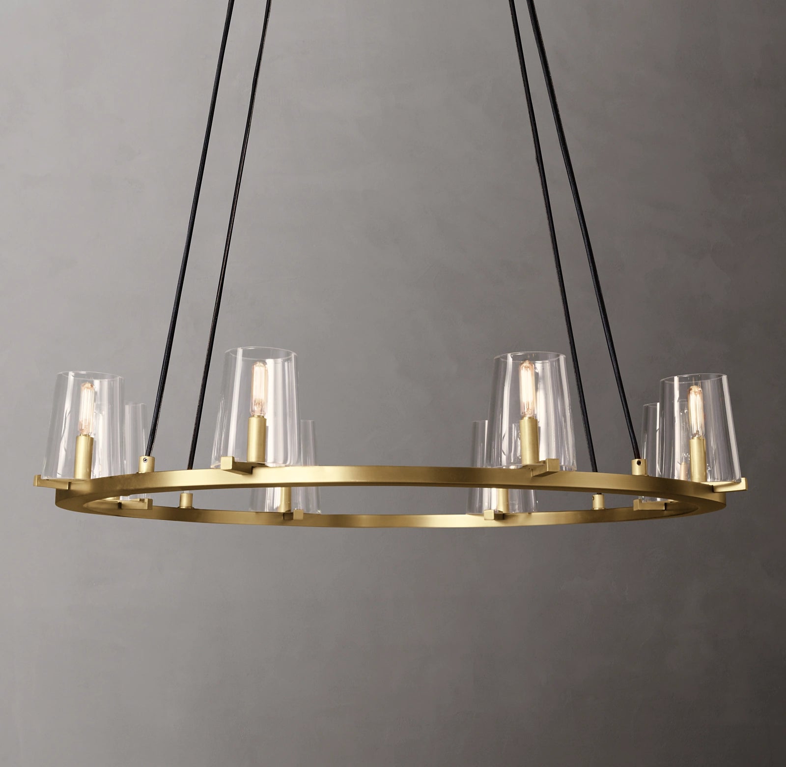 WOMO Hurricane Candle Ring Chandelier - Pauillac
