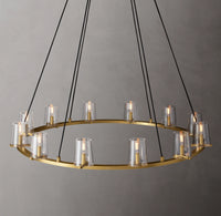 WOMO Hurricane Candle Ring Chandelier - Pauillac