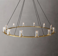 WOMO Hurricane Candle Ring Chandelier - Pauillac
