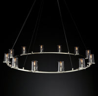 WOMO Hurricane Candle Ring Chandelier - Pauillac