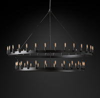 WOMO Vintage Filament Tubular Candle Tiered Chandelier - Camino