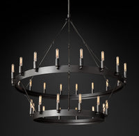 WOMO Vintage Filament Tubular Candle Tiered Chandelier - Camino
