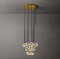 WOMO Crystal Cluster Chandelier – Boule