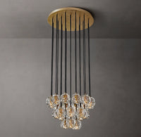 WOMO Crystal Cluster Chandelier – Boule