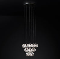 WOMO Crystal Cluster Chandelier – Boule