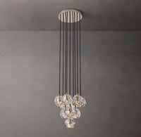 WOMO Crystal Cluster Chandelier – Boule