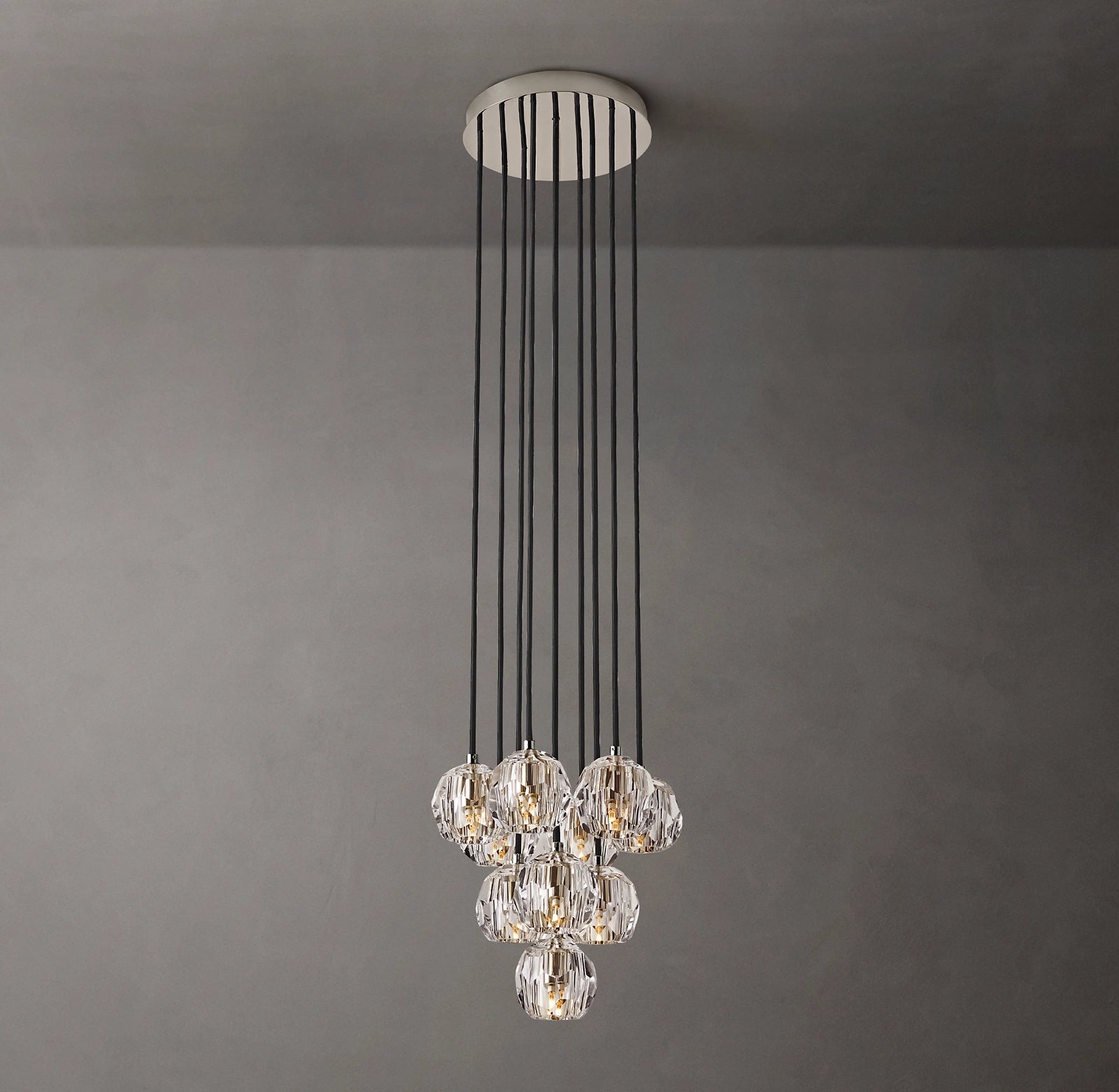 WOMO Crystal Cluster Chandelier – Boule