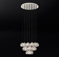 WOMO Crystal Cluster Chandelier – Boule