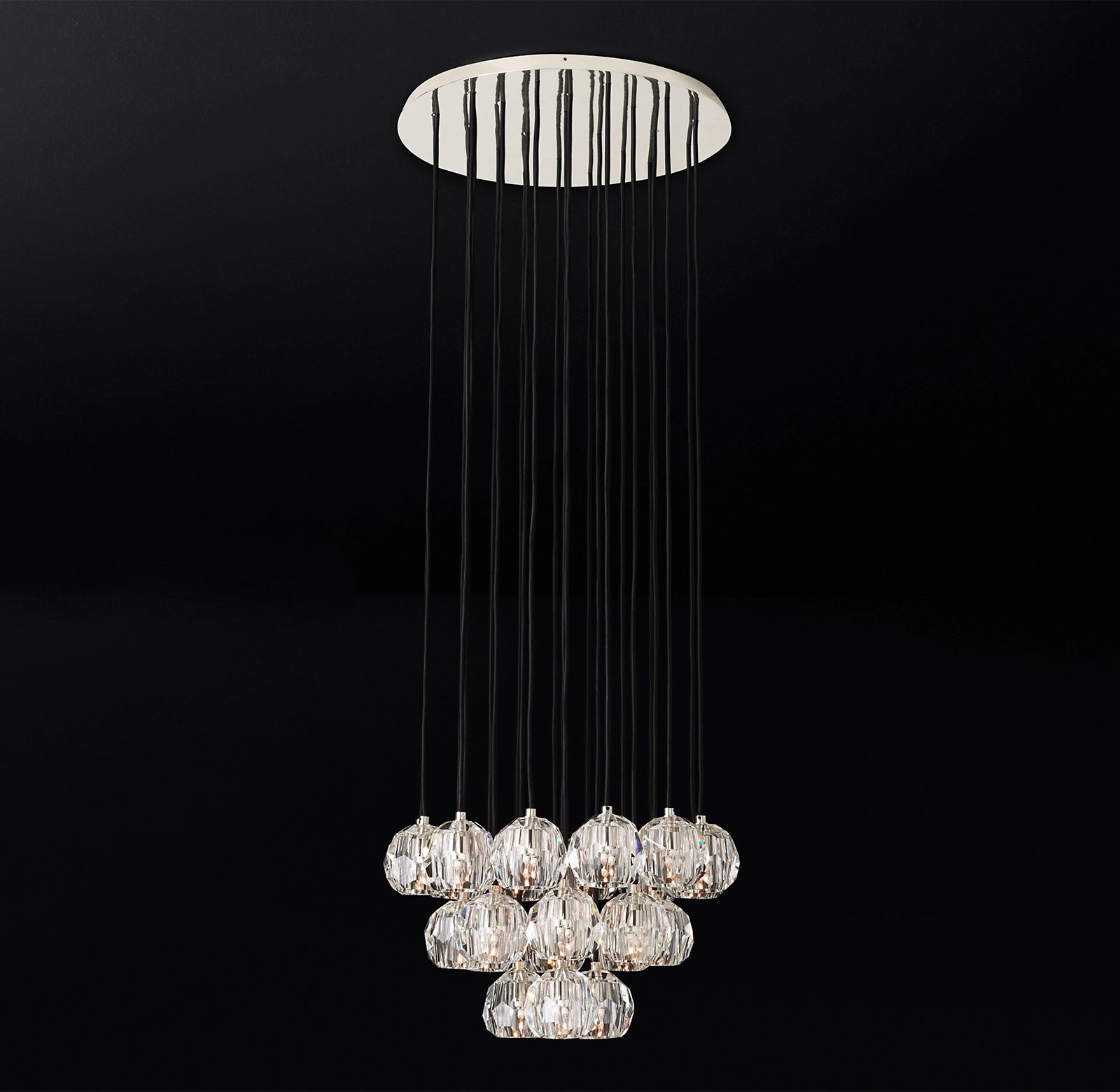 WOMO Crystal Cluster Chandelier – Boule