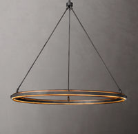 WOMO Forged Iron Ring LED Chandelier - Peralta