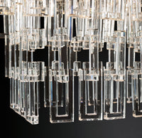 WOMO Chain Crystal Rectangular Chandelier - Marignan