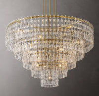 WOMO Chain Crystal Tiered Chandelier - Marignan