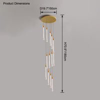 WOMO Raindrop Crystal chandelier-WM2124